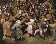 Pieter Bruegel Wedding dance oil painting